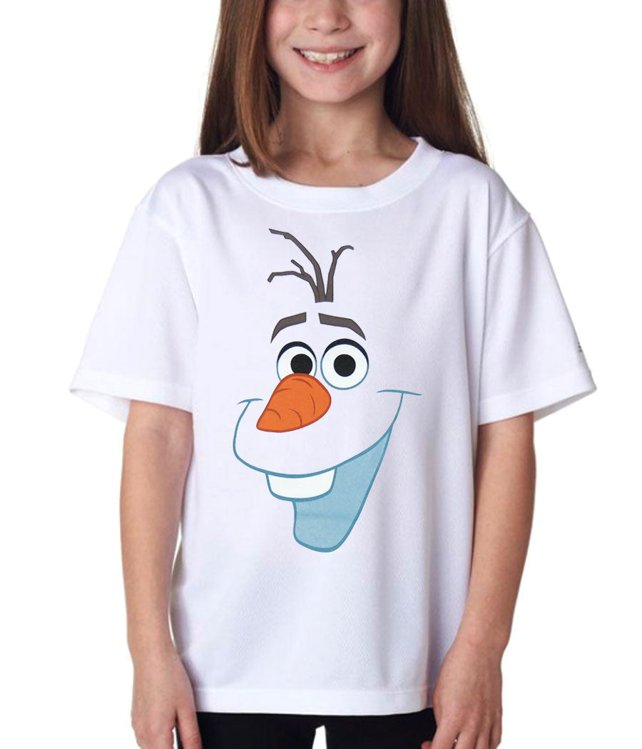 Frozen Olaf Smiley Face Youth T-Shirt product image 1