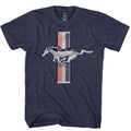 Ford Mustang Classic Logo Vintage T-Shirt Navy product image 1