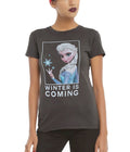 Frozen Elsa Winter is Coming Junior Women's T-Shirt product image 1
