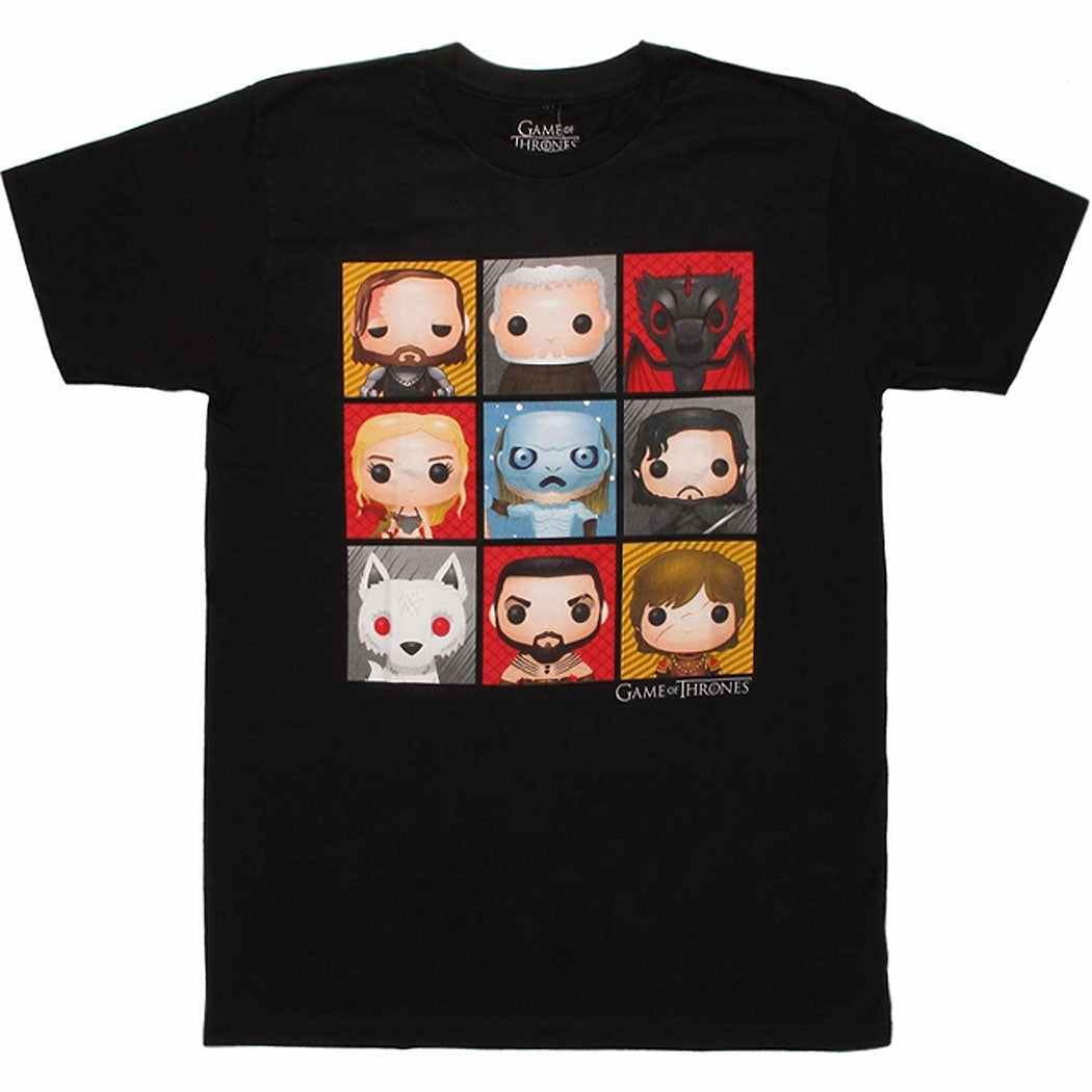 Game Of Thrones Funko Grid T-Shirt product image 1