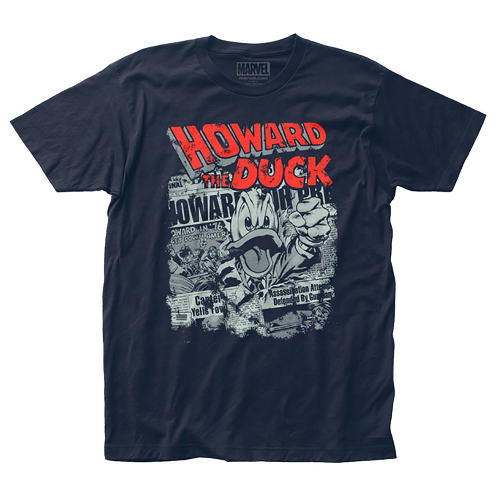 Marvel Howard The Duck Newspaper T-Shirt product image 1