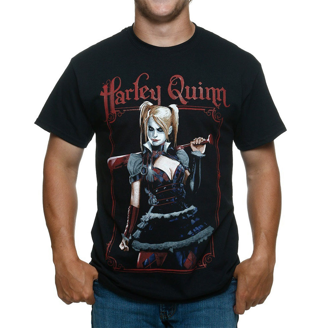 Harley Quinn Arkham Asylum Bat T-Shirt product image 1
