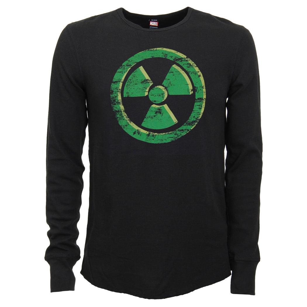 Incredible Hulk Radioactive Symbol Thermal Shirt product image 1
