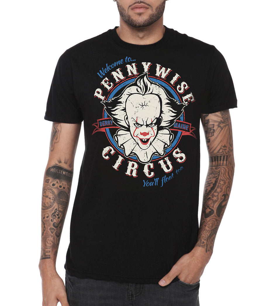 Stephen King's "IT" Pennywise Circus T-Shirt product image 1