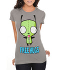 Invader Zim Gir Free Hugs Junior Women's T-Shirt product image 1