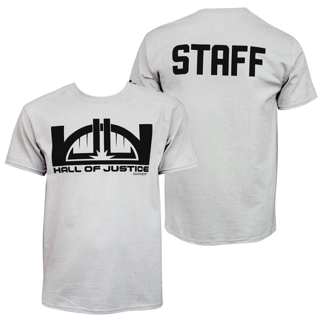 DC Comics Hall of Justice Staff T-Shirt product image 1