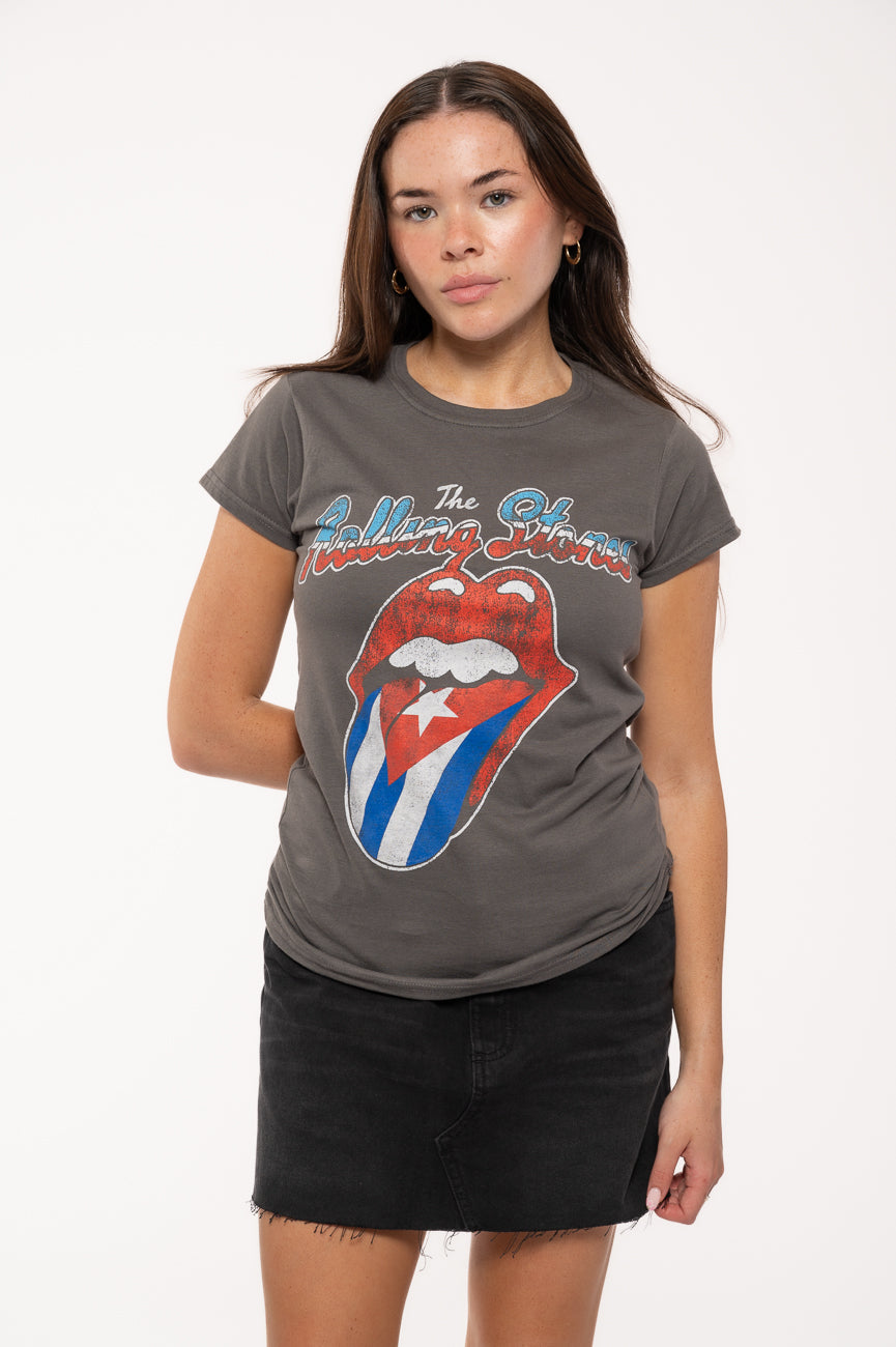 The Rolling Stones Rocks Off Cuba Skinny Fit T Shirt product image 1