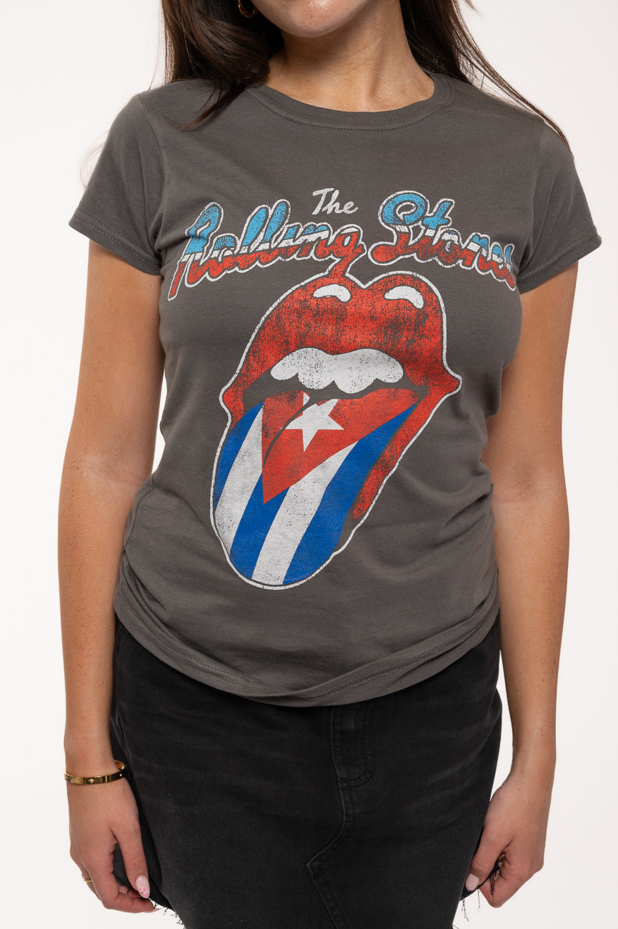 The Rolling Stones Rocks Off Cuba Skinny Fit T Shirt product image 3