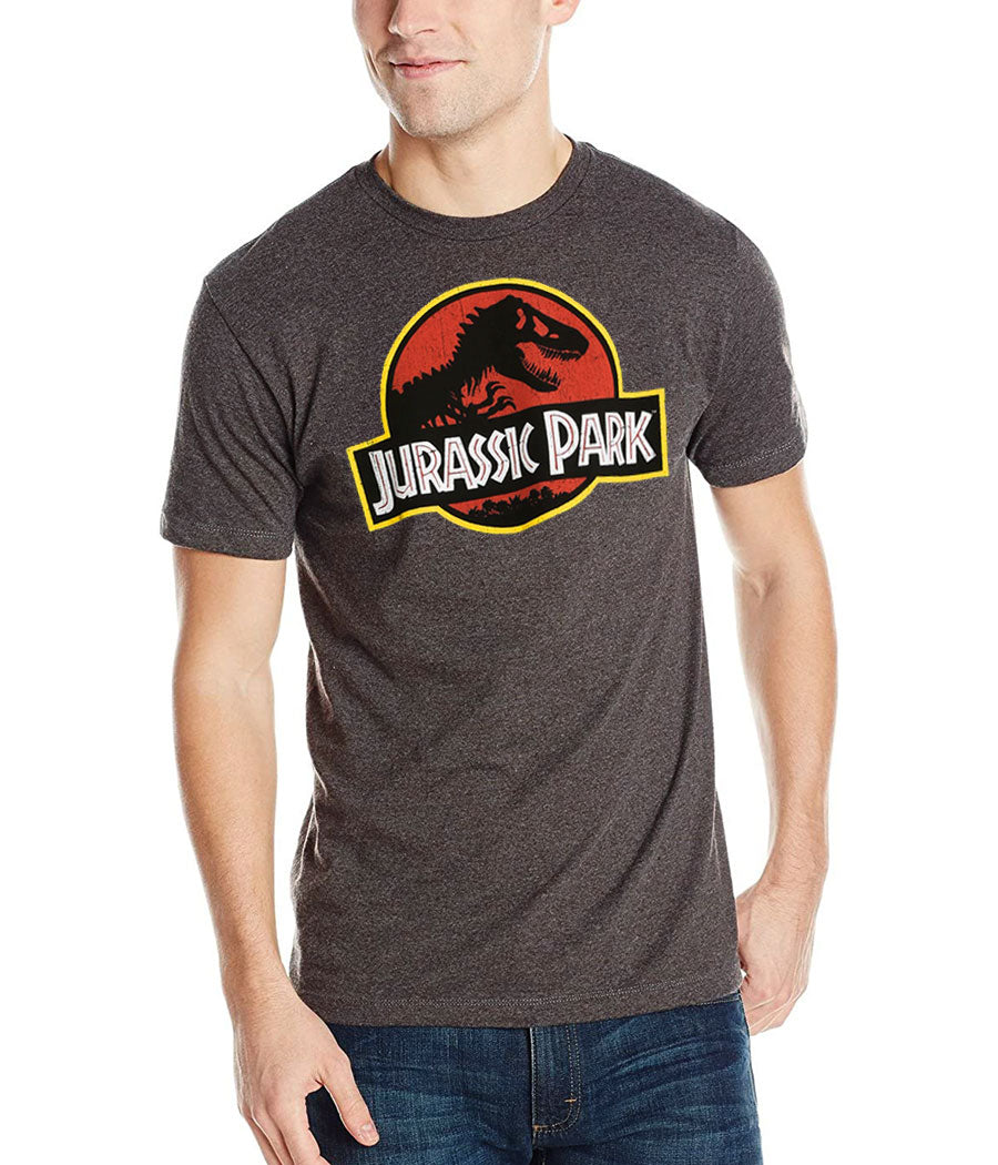 Jurassic Park Distressed Movie Logo T-Shirt product image 1