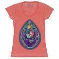 The Little Mermaid Ariel Stained Glass Junior T-Shirt product image 1