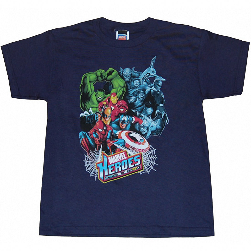 Marvel Heroes Good Vs Evil Youth T-Shirt product image 1
