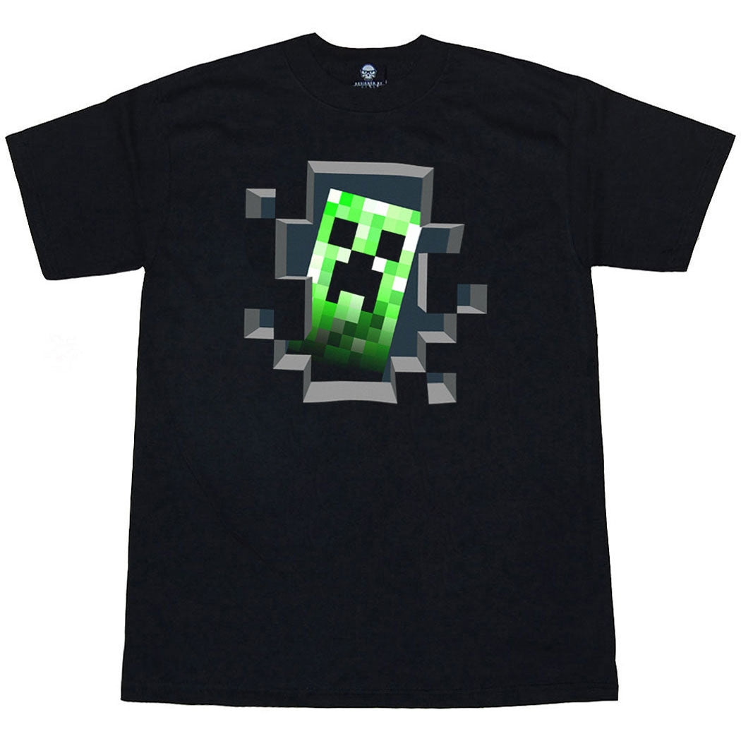 Minecraft Creeper Inside Youth Kids T-Shirt product image 1