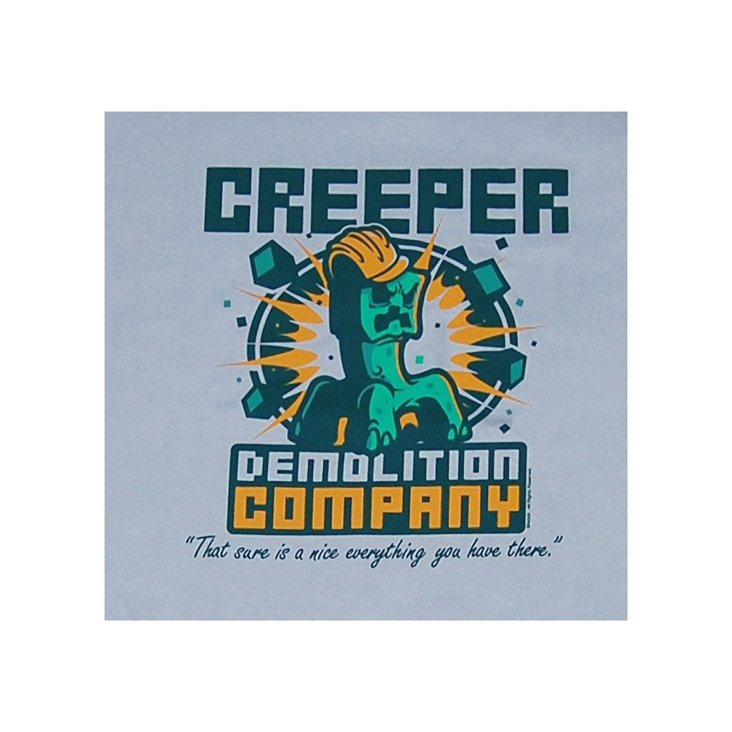 Minecraft Creeper Demolition Company Youth T-Shirt product image 2