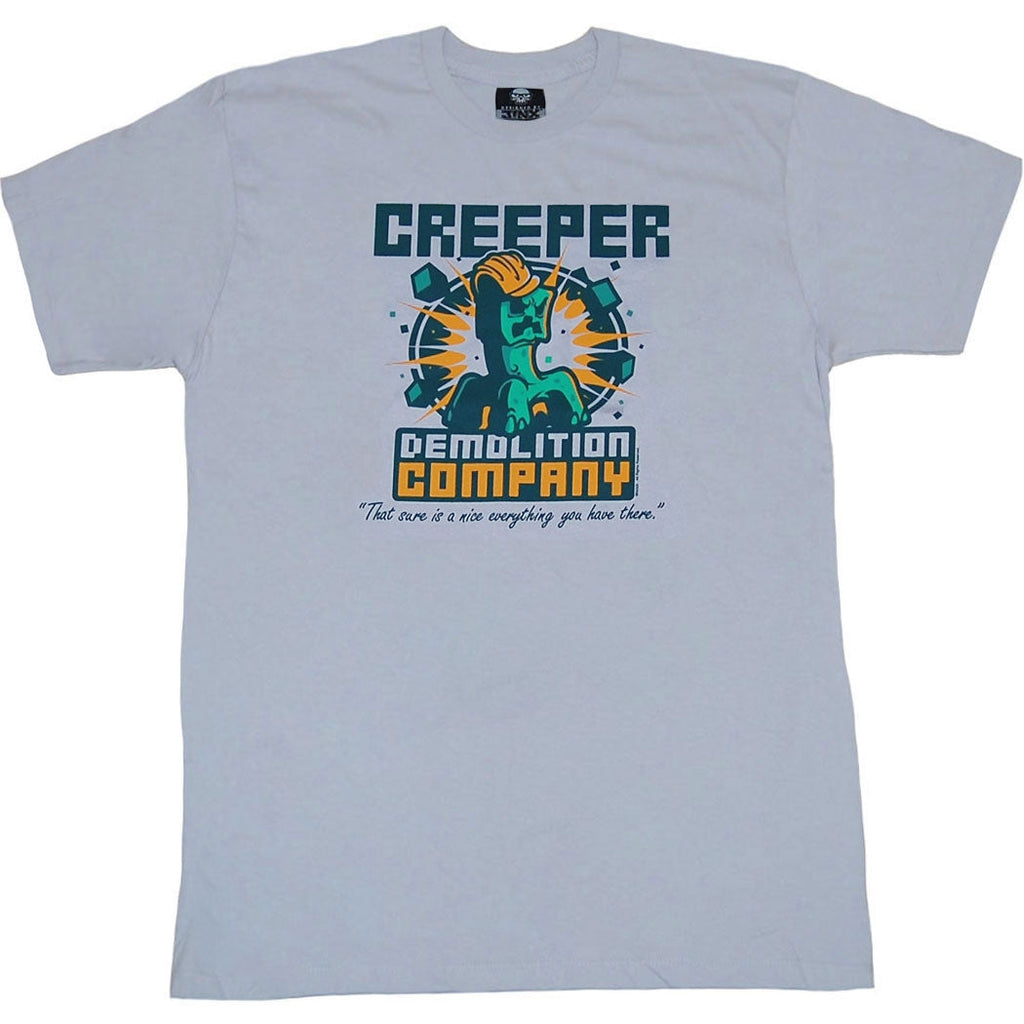 Minecraft Creeper Demolition Company Youth T-Shirt product image 1