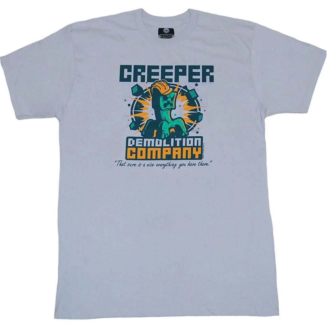 Minecraft Creeper Demolition Company Youth T-Shirt product image 1