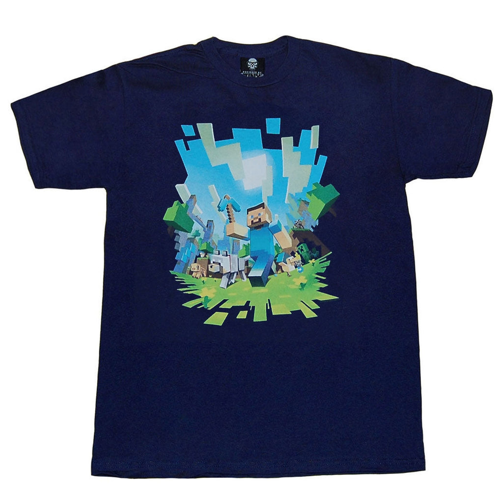Minecraft Adventure Steve Youth T-Shirt product image 1