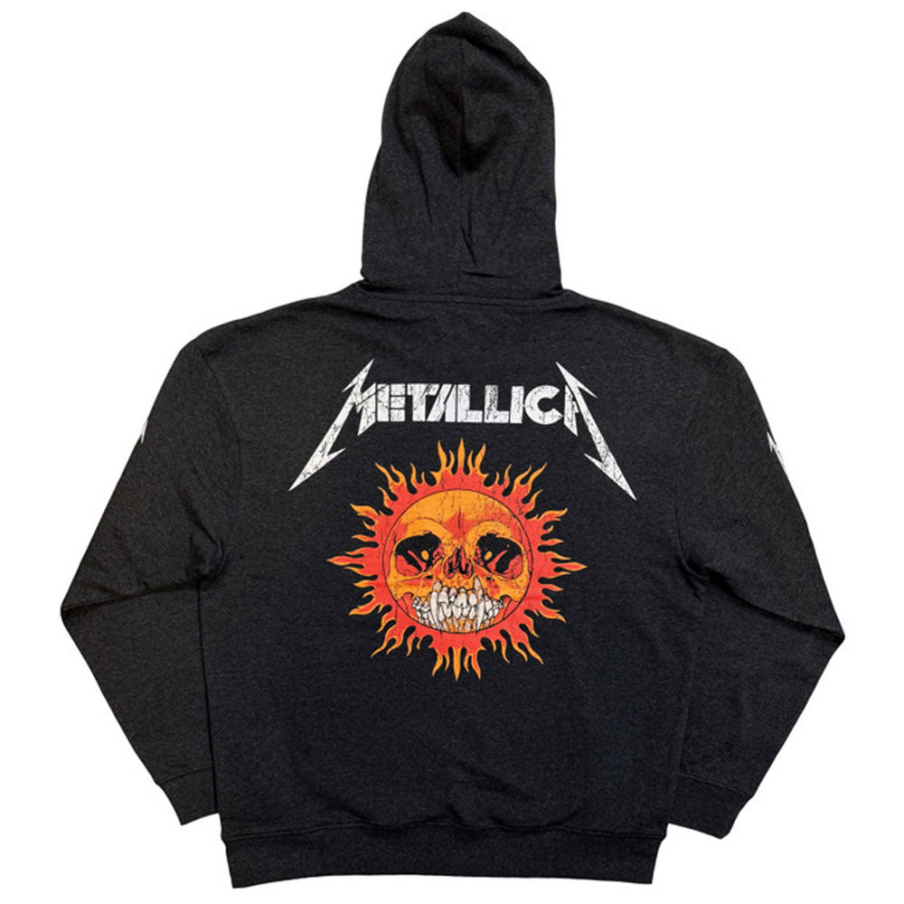 Metallica Worn Pushead Flaming Skull Pullover Hoodie product image 2