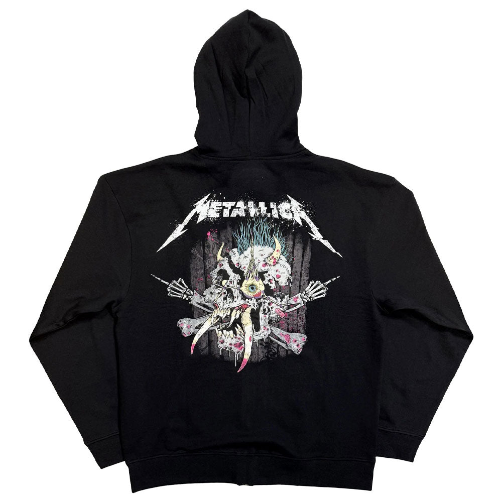 Metallica Scary Guy Band Logo Zipped Hoodie product image 2