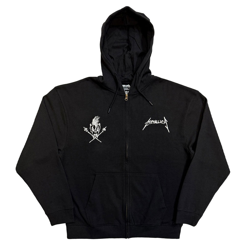Metallica Scary Guy Band Logo Zipped Hoodie product image 1