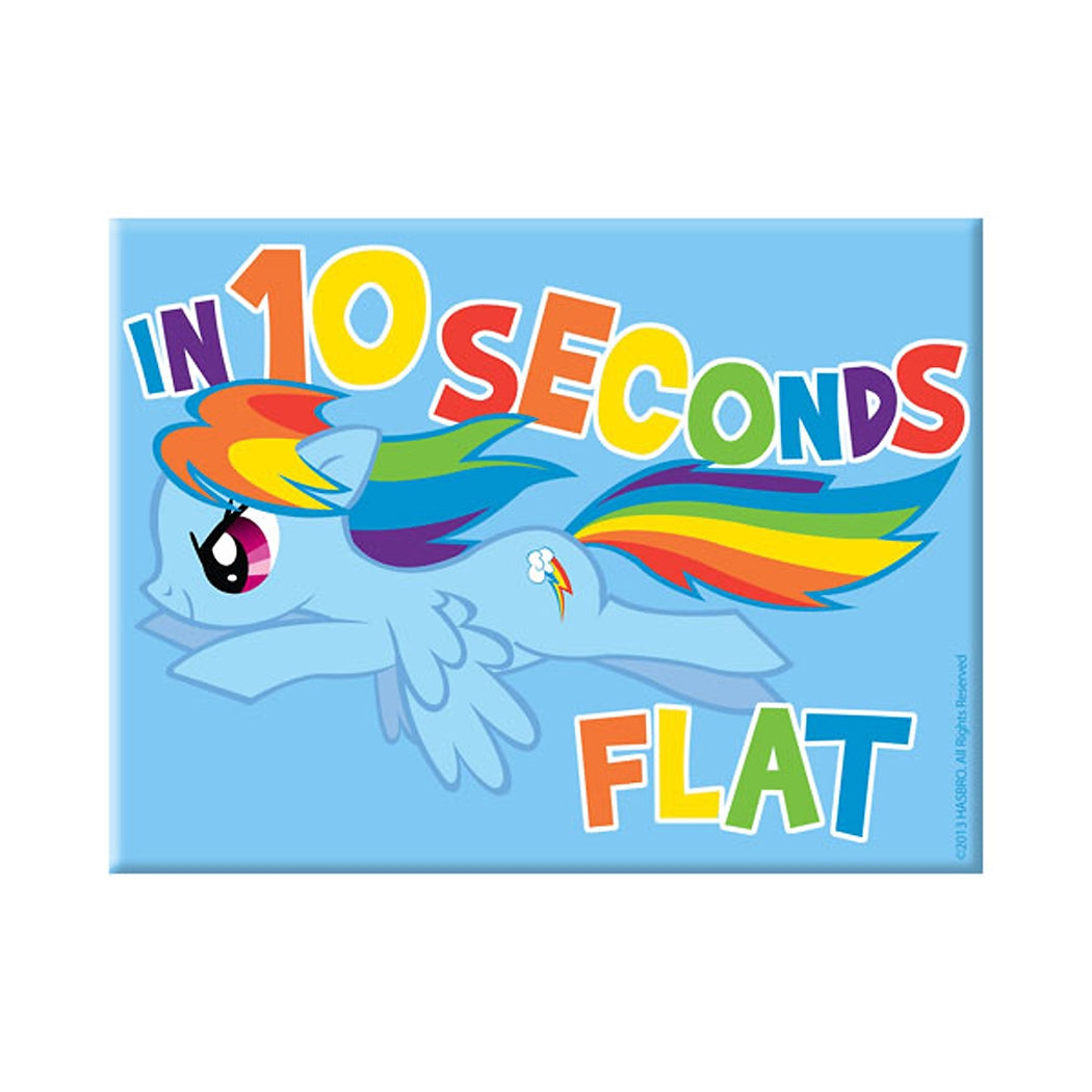 My Little Pony Rainbow Dash 10 Seconds Magnet