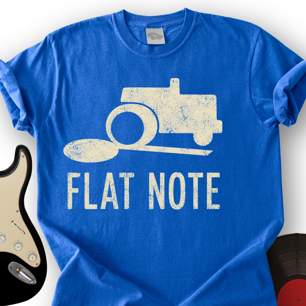 Flat Note Drummer T-Shirt product image 6