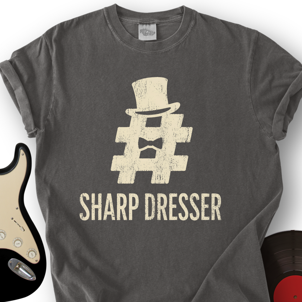 Sharp Dresser Music Note T-Shirt product image 2