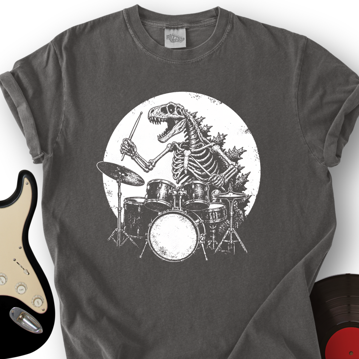 Dinosaur Drummer T-Shirt product image 2