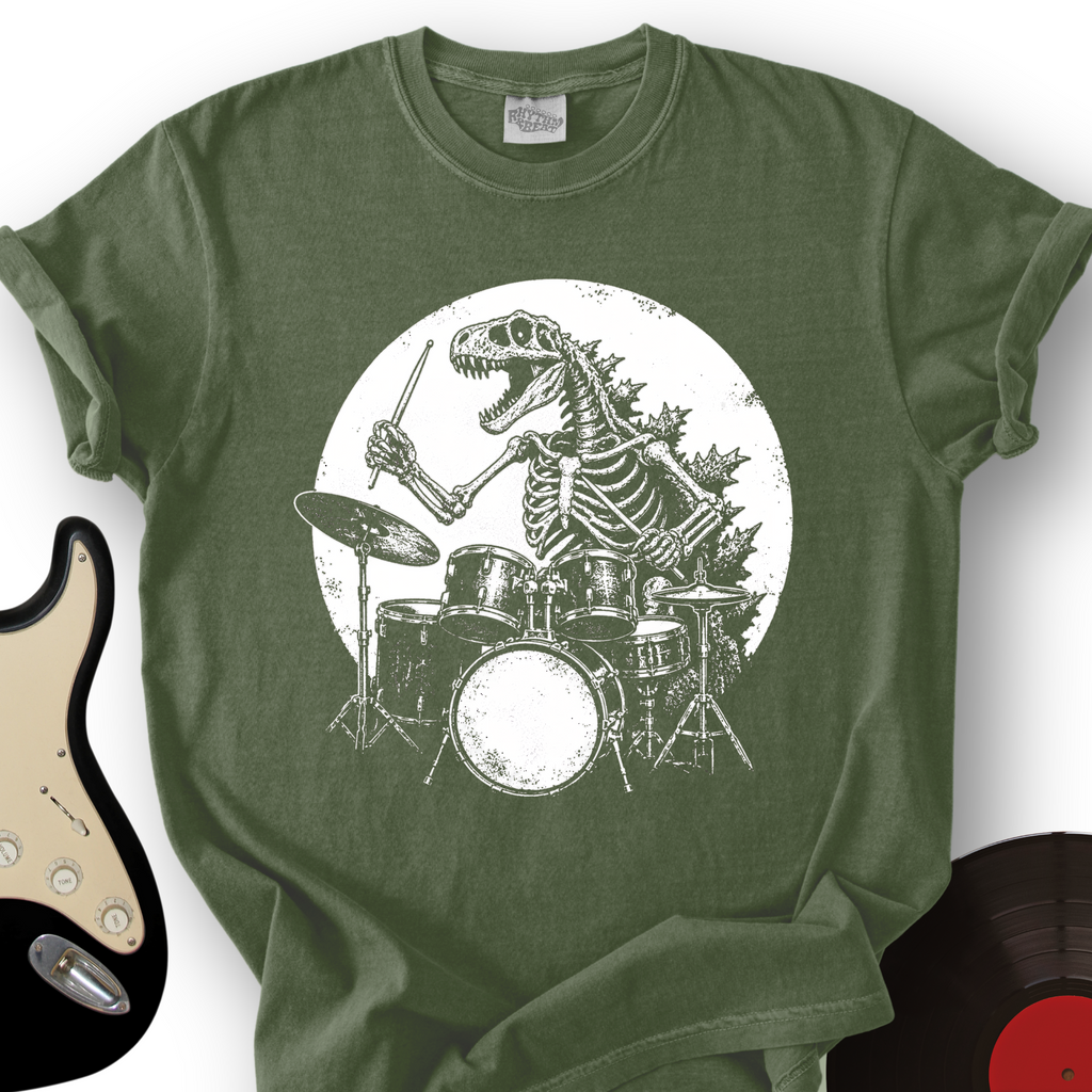 Dinosaur Drummer T-Shirt product image 4