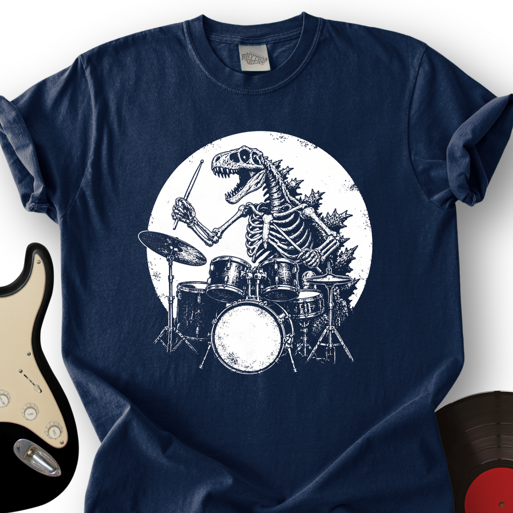 Dinosaur Drummer T-Shirt product image 5