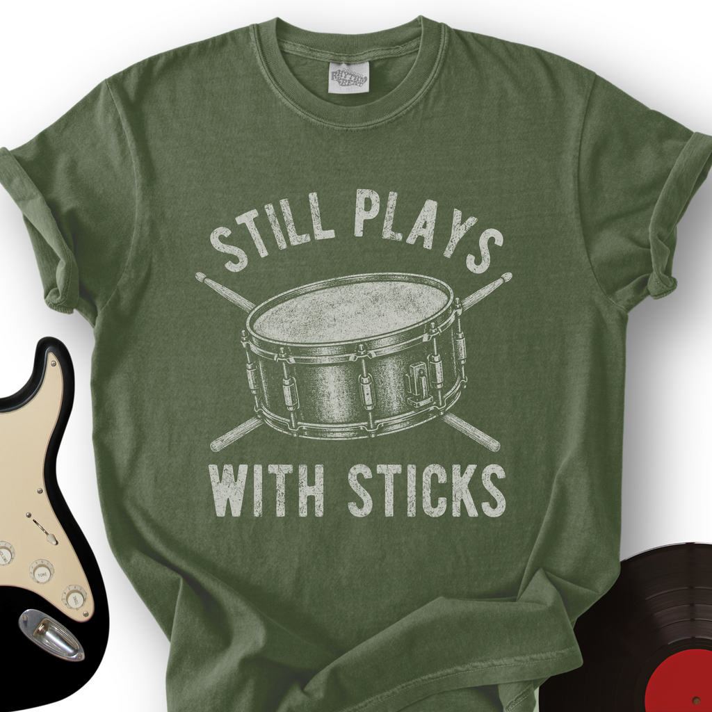 Still Plays With Sticks T-Shirt product image 4