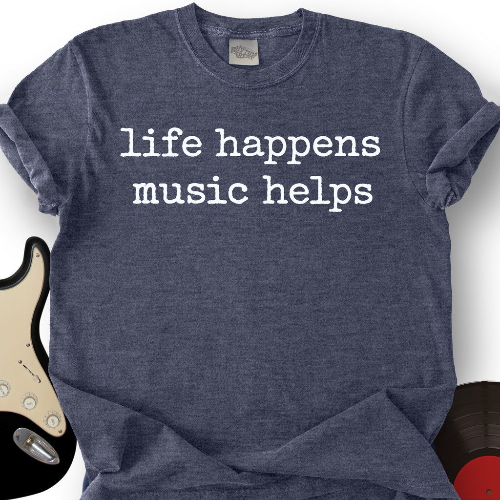 Life Happens Text T-Shirt product image 4