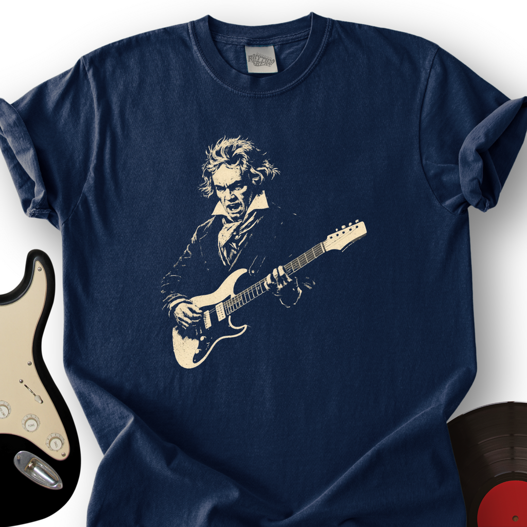 Beethoven Guitar T-Shirt product image 1