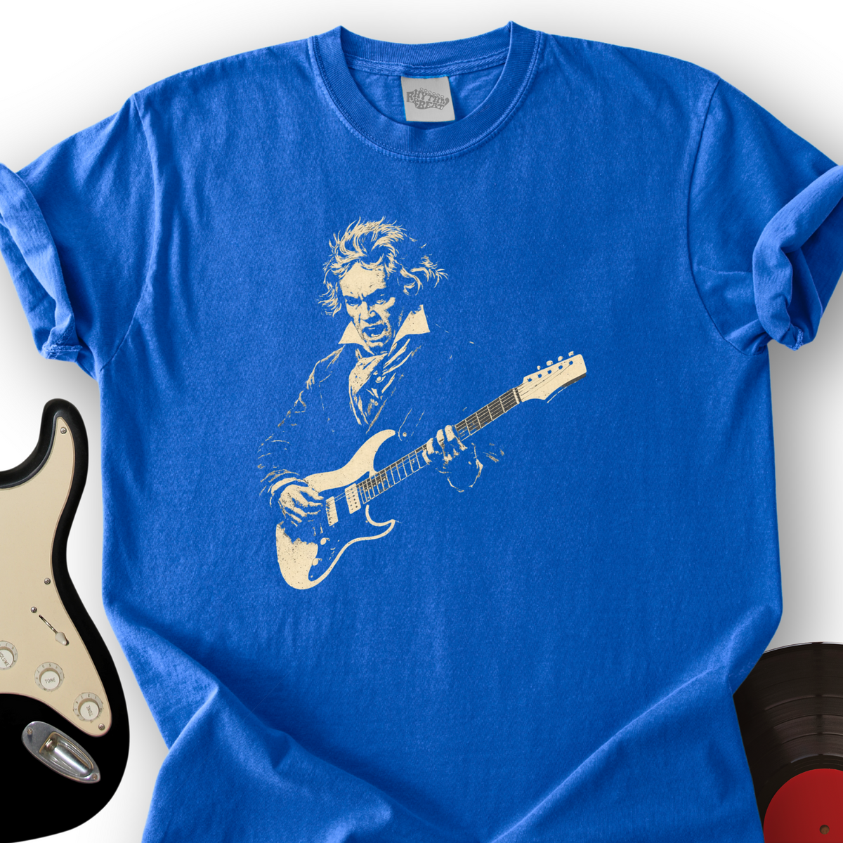 Beethoven Guitar T-Shirt product image 6
