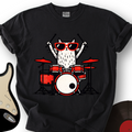 Blocky Cat Drums T-Shirt product image 1