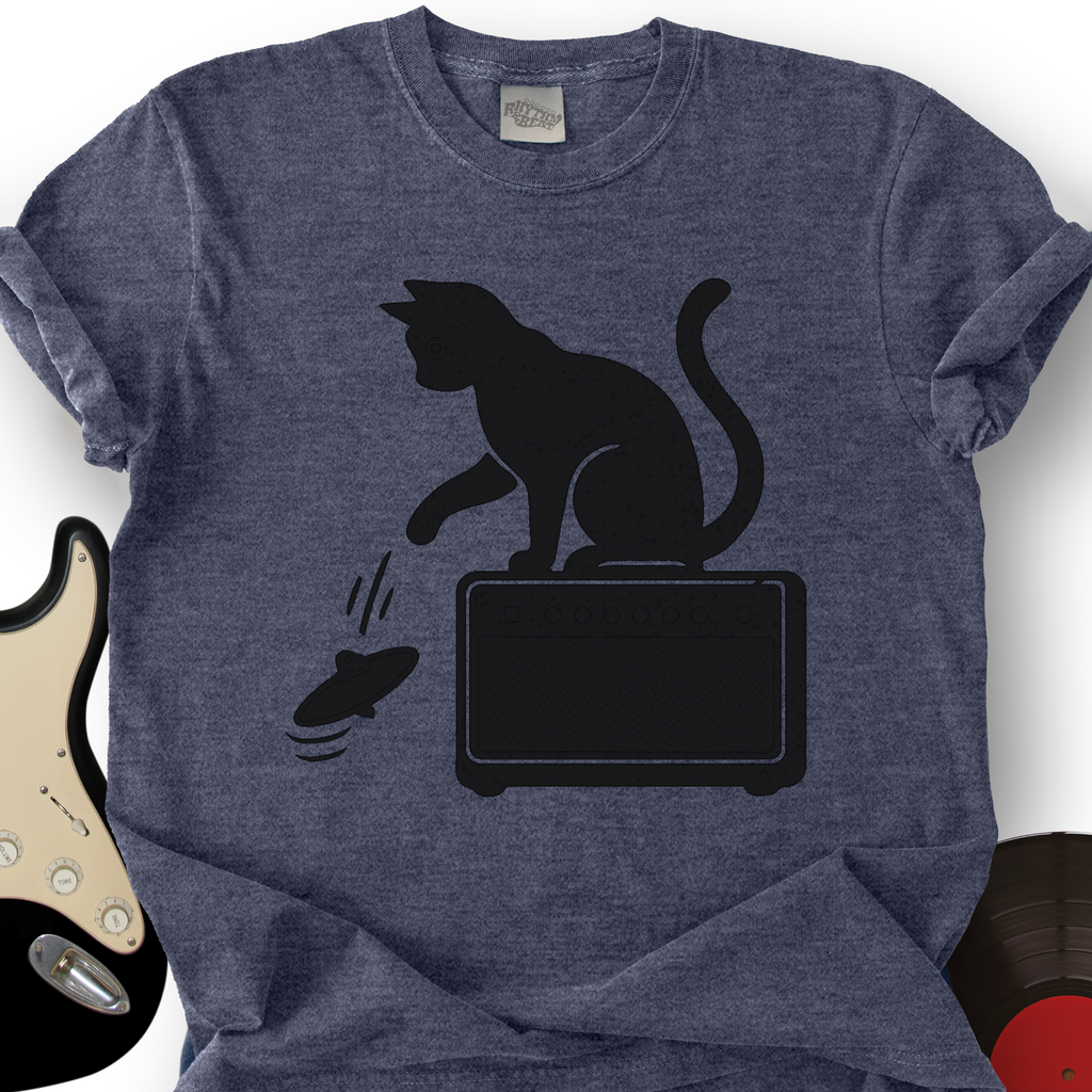 Cat and Cymbal T-Shirt product image 3