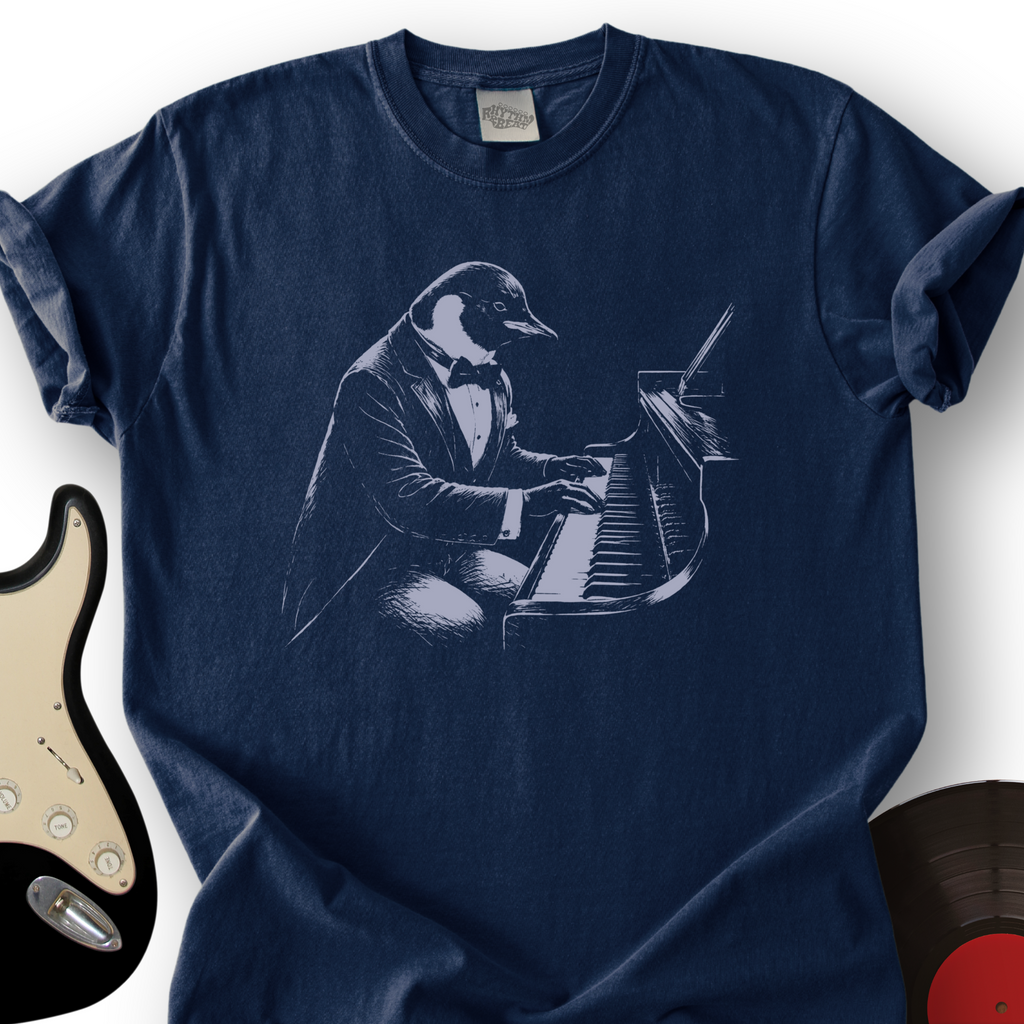 Penguin Pianist T-Shirt product image 4