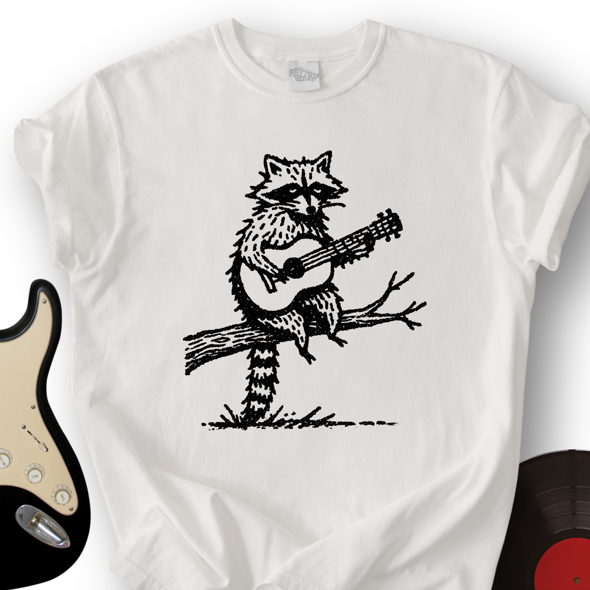 Raccoon Guitar T-Shirt product image 3