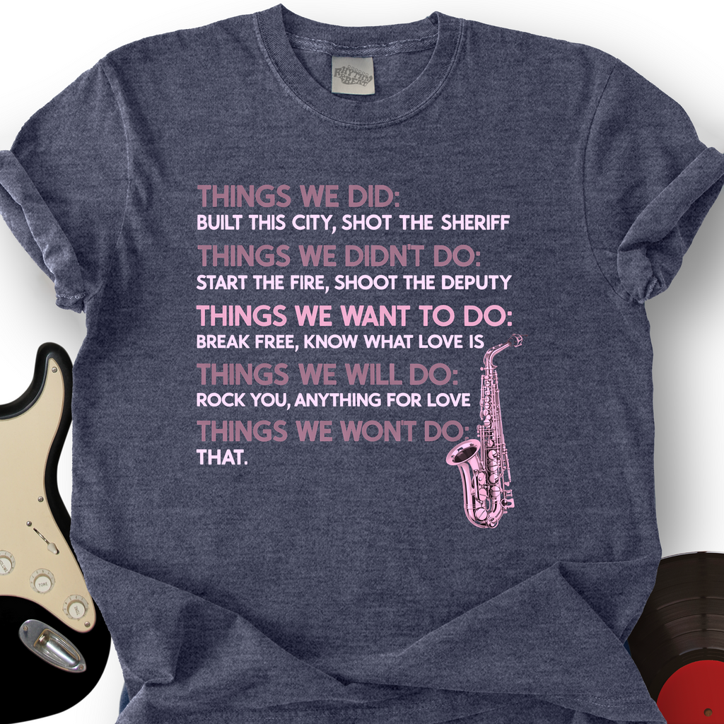 Things We Did Sax T-Shirt product image 4