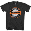 Mopar Hemi Garage Distressed Logo T-Shirt Charcoal product image 1