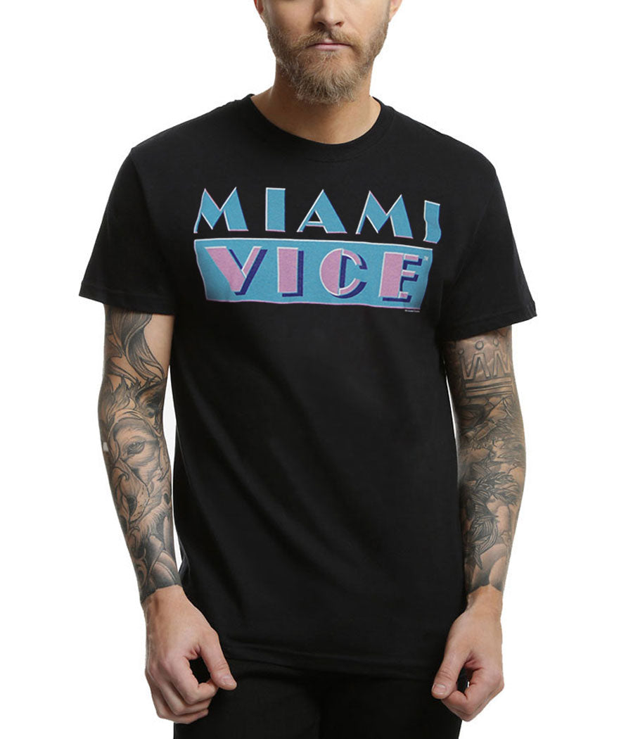 Miami Vice Logo Adult T-Shirt product image 1