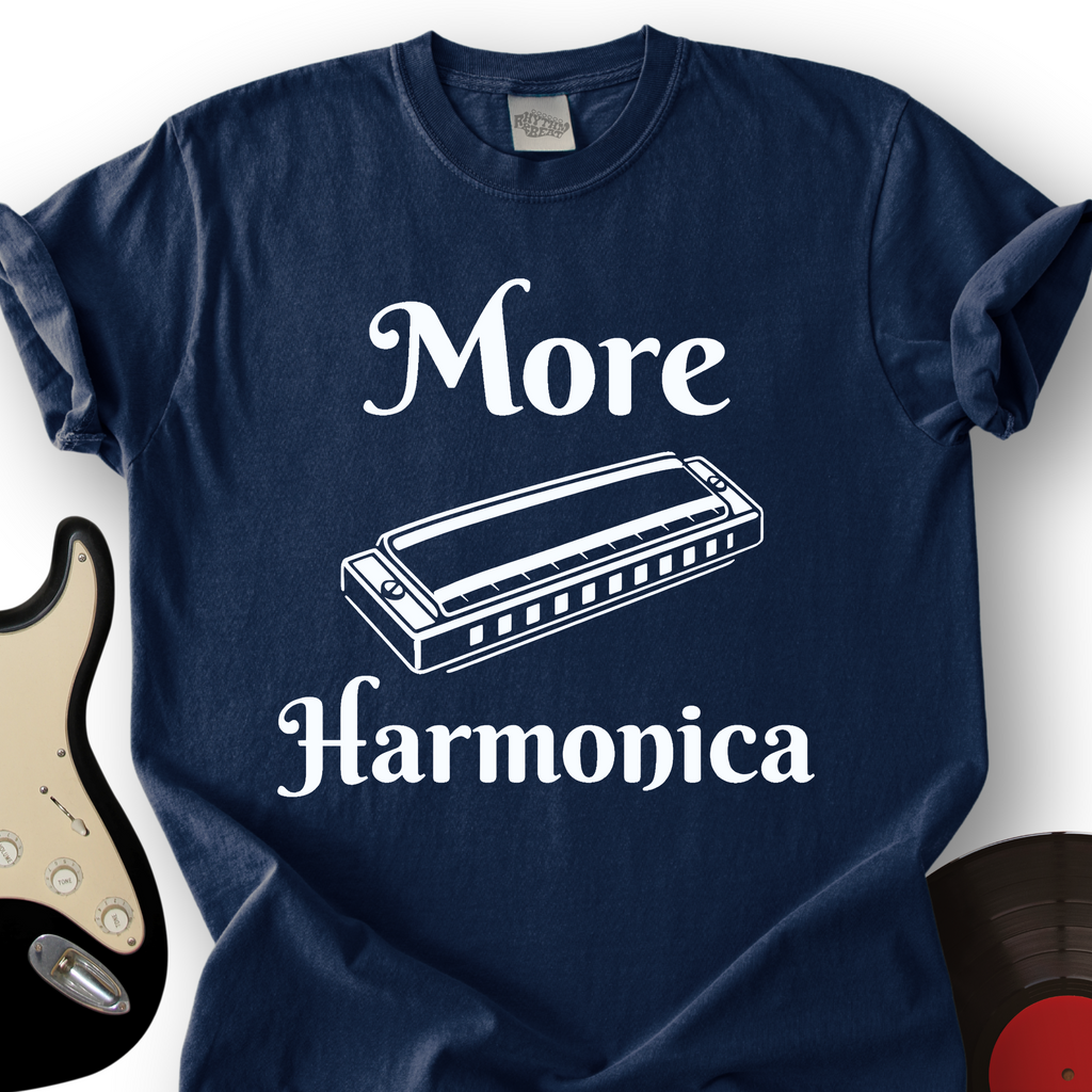 More Harmonica T-Shirt product image 5