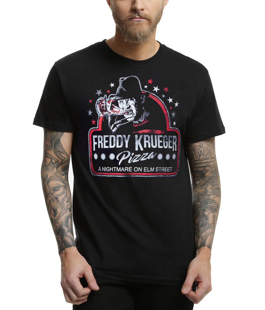 Nightmare on Elm Street Freddy Krueger Pizza T-Shirt product image 1