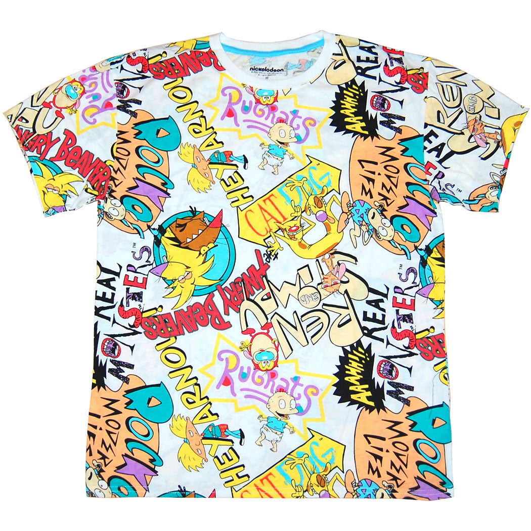 Nickelodeon Nicktoons 90's All Over Print T-Shirt product image 1