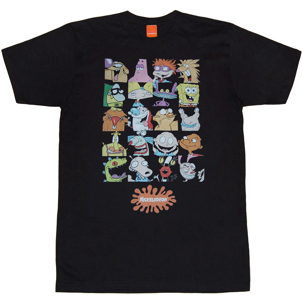 Nickelodeon Nick Rewind 90's Group Squares T-Shirt product image 1