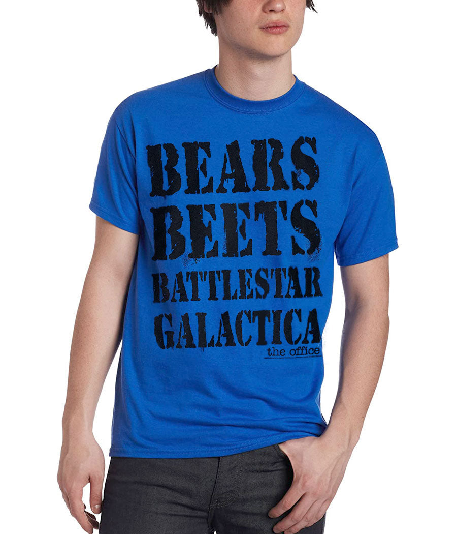 The Office Bears Beets Battlestar Galactica T-Shirt product image 1