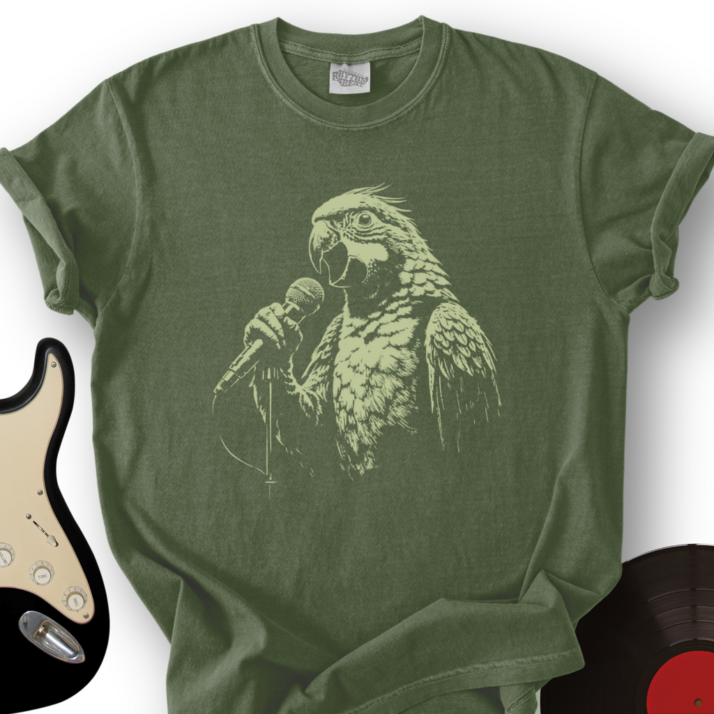 Parrot Singer T-Shirt product image 6