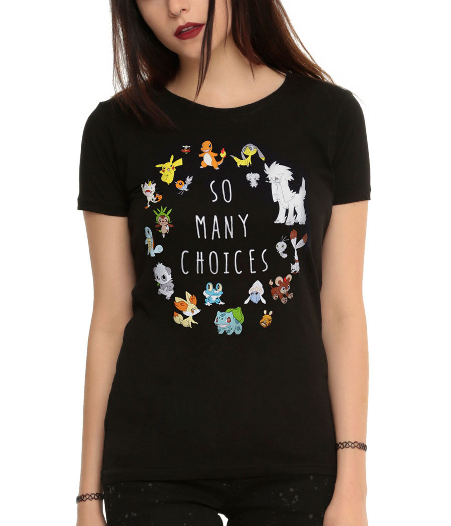 Pokemon So Many Choices Junior T-Shirt product image 1