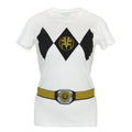 Power Rangers White Ranger Costume Junior Women's T-Shirt product image 1