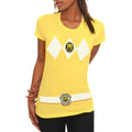 Power Rangers Yellow Ranger Costume Junior T-Shirt product image 1