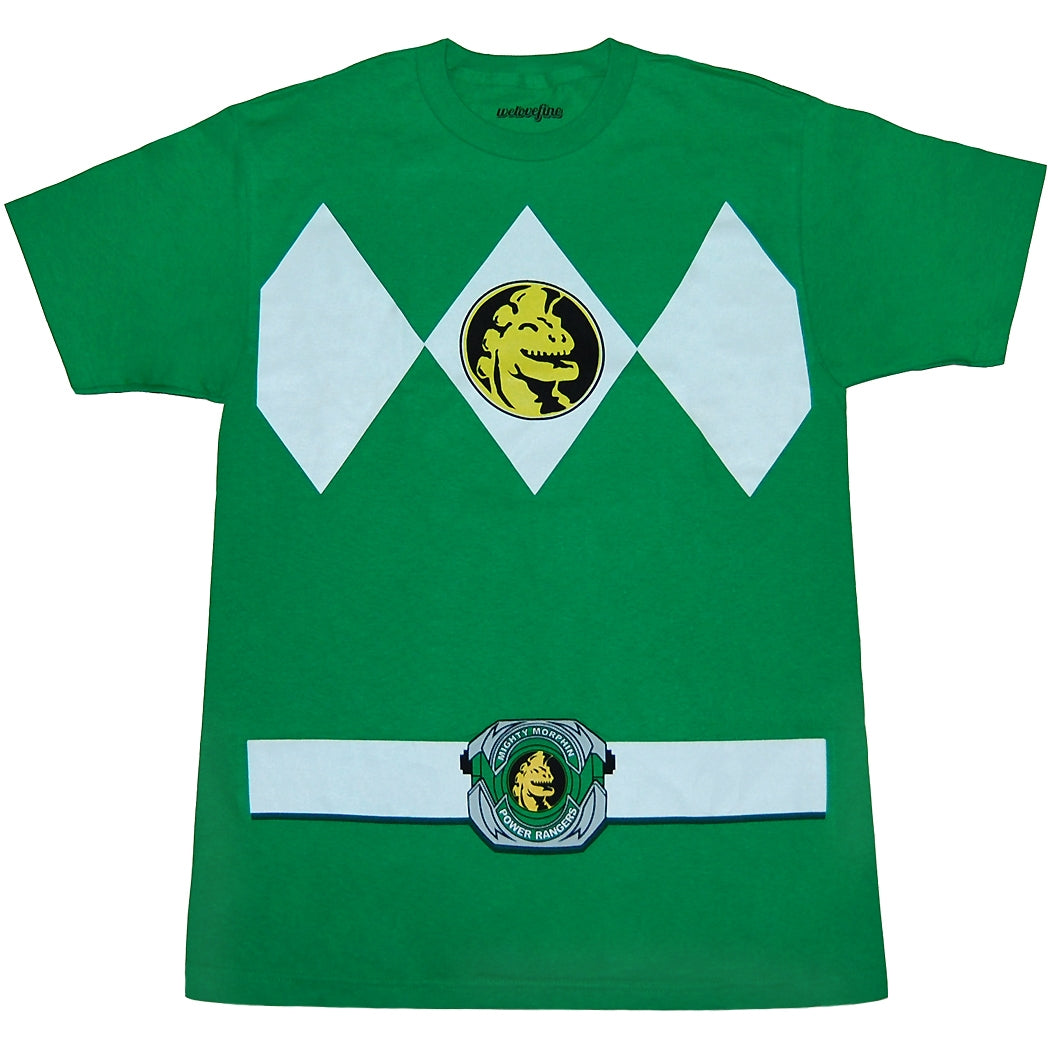 Mighty Morphin Power Rangers Green Ranger Costume T-Shirt product image 1